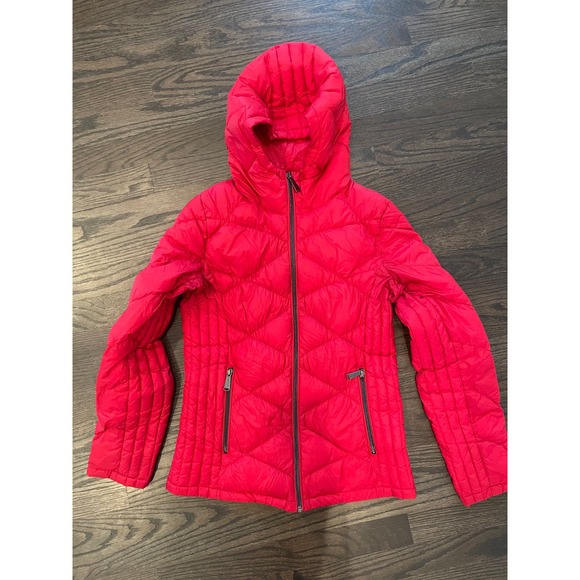 MICHAEL Michael Kors Women's Red Packable Down Puffer Jacket XS - Picture 3 of 8